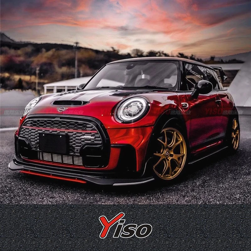 

Suitable for MINI F56 JCW GIOMIC Front spoiler Aerodynamic kit Modified Carbon fiber F55 JCW GIOMIC front lip