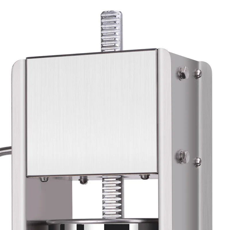 7л вертикальный наполнитель для колбас, ручной наполнитель из нержавеющей стали, кухонный инструмент для мяса, трубки, машина для изготовления колбас