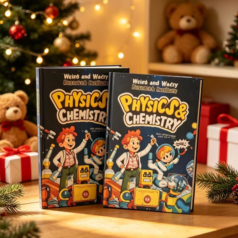 Weird and Wacky Research Institute: Physics & Chemistry - Fun STEM Science Book for Kids Educational Learning Gift By Doris Walt