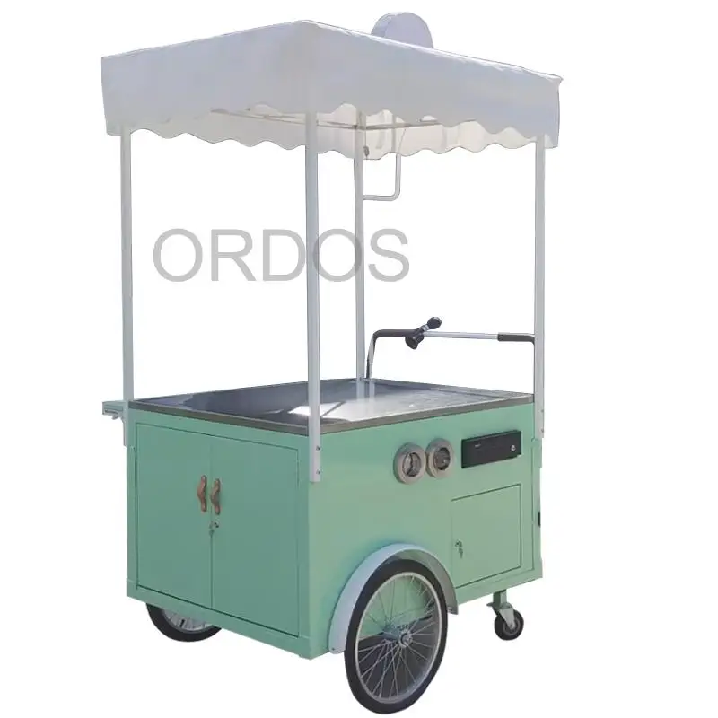 Ice cream vending truck  customized Prosky Mobile Mini Street  Food Stall Cart For Thailand