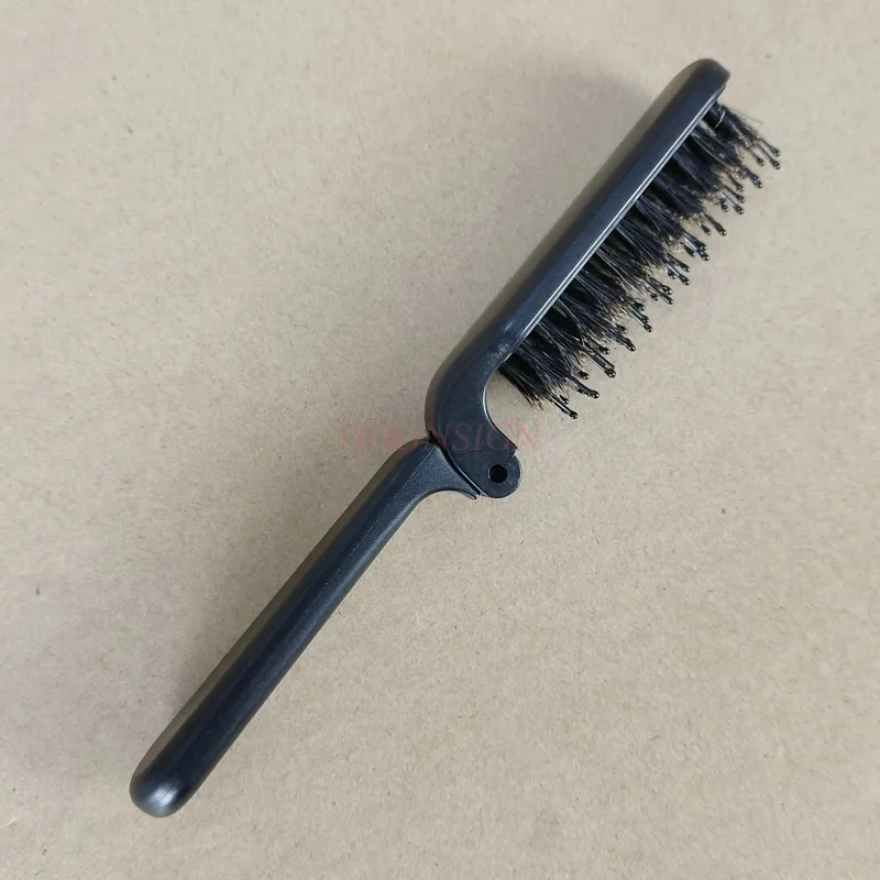 travel comb Curly Hairbrush Combs Travel Portable Makeup Folding Men And Women Pig Hair Wide Tooth Carry Hairdressing Supplies