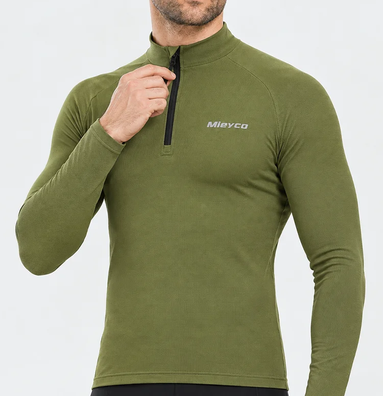Langarm-Radtrikot für Herren, schnelltrocknend, atmungsaktiv, MTB-Rennrad-Shirt, Maillot Ciclismo Hombre, Rennsportbekleidung – Detail 11