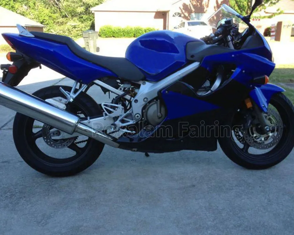For Honda CBR600F4i 2004 2005 2006 2007 CBR600 F4i 04 05 06 07 CBR 600 600F4i Blue Fairings Kit (Injection Molding)