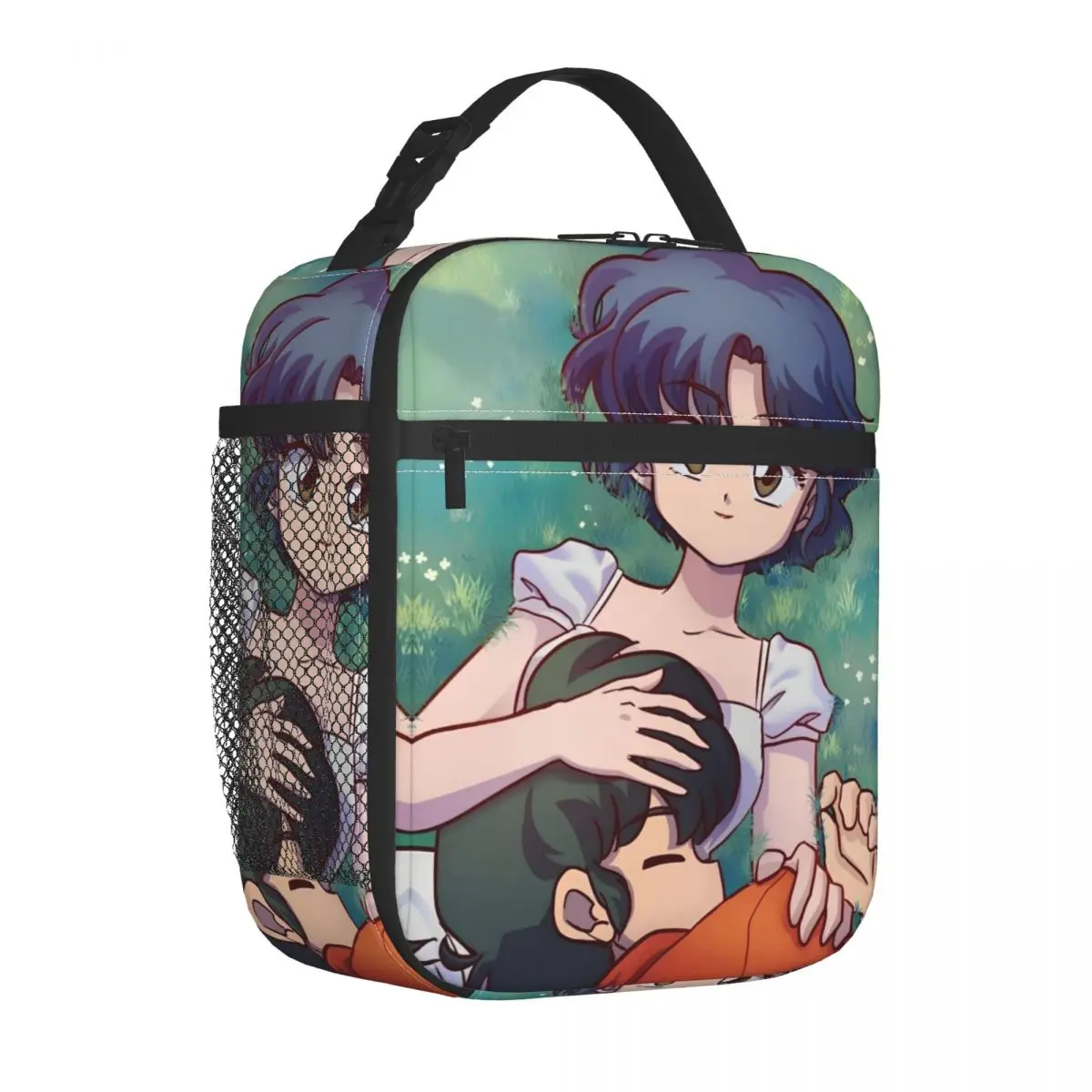 Ranma Insulated Lunch Bag Large Adventure Martial Comedy Meal Container Thermal Bag Tote Lunch Box Office Food Handbags