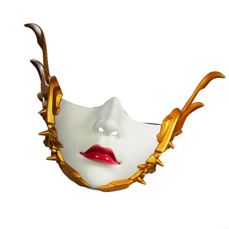 2025 NOUVEAU MASSE MASQUE MASQUE MASQUE MASQUE MASQUE MASQUE HALLOWEEN COSPlay Accessoires pour femmes Men Masquerade Cosplay
