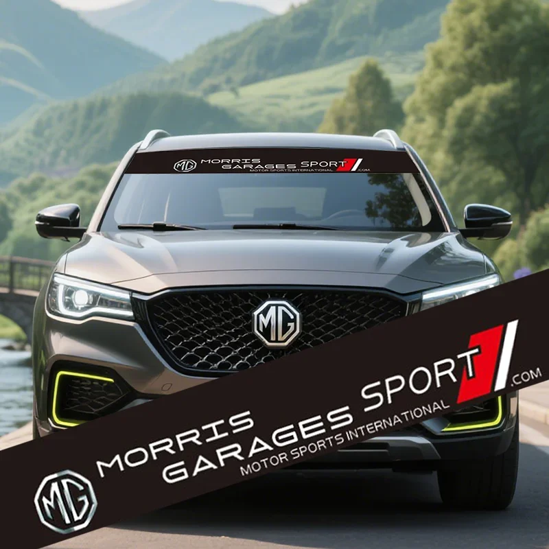 

Car Windshield Sticker Waterproof Decorative Decal Stickers For MG ZS MG5 MG6 MG7 Cyberster MG4 EV ES5 HS ONE GT GS MG3