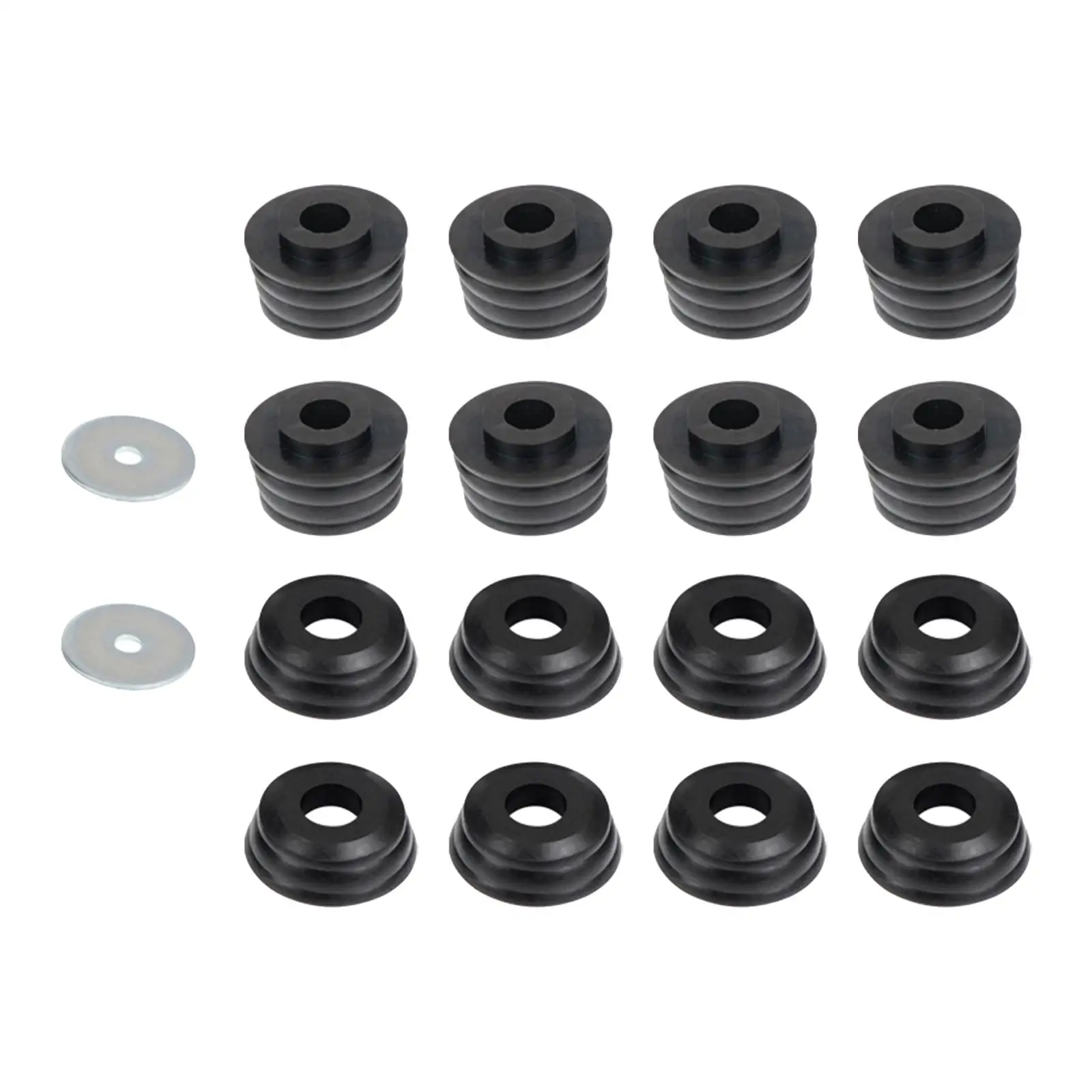 Body Cab Bushing Kit Spare Parts Replacement Durable Body Mount Bushing Kit for Chevy Silverado 1500 2500 2WD 4WD 1999-2014