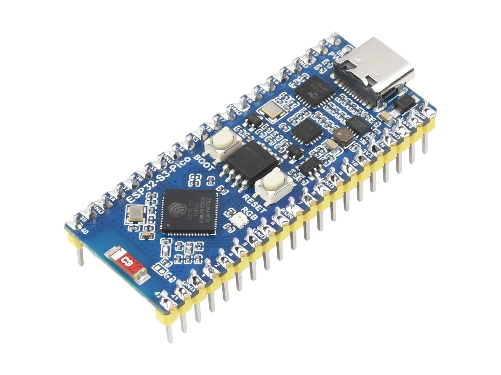 Waveshare Dual-Core Processor With Frequency Up To 240 MHz, ESP32-S3 Microcontroller2.4 GHz Wi-Fi Development Board