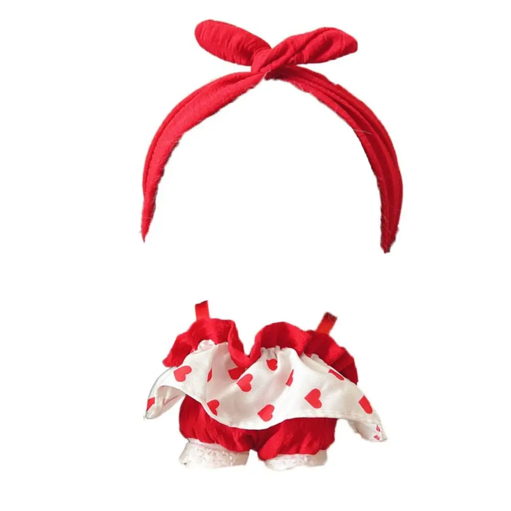 

1 set Dress Up 20cm Cotton Doll Clothes Outfit DIY Clothing Star Doll Clothes Suit Kawaii Mini No Attributes Dolls Clothes