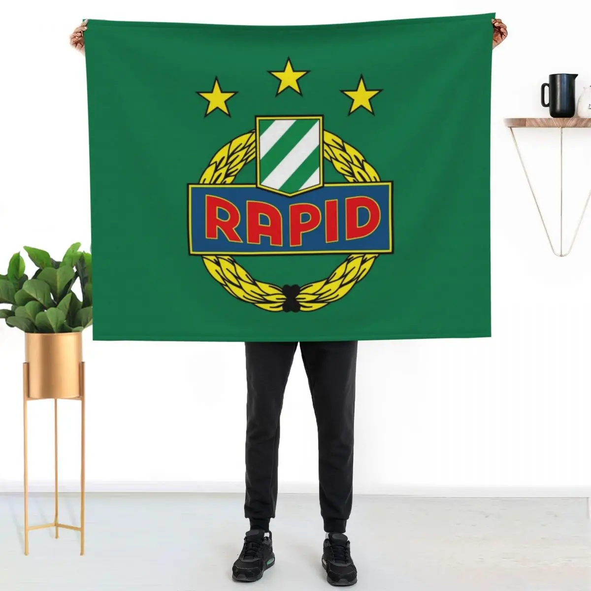 Rapid vienna, - Rapid Wien Throw Blanket Travel Shaggy Polar Kid'S Plaid Summer Blankets
