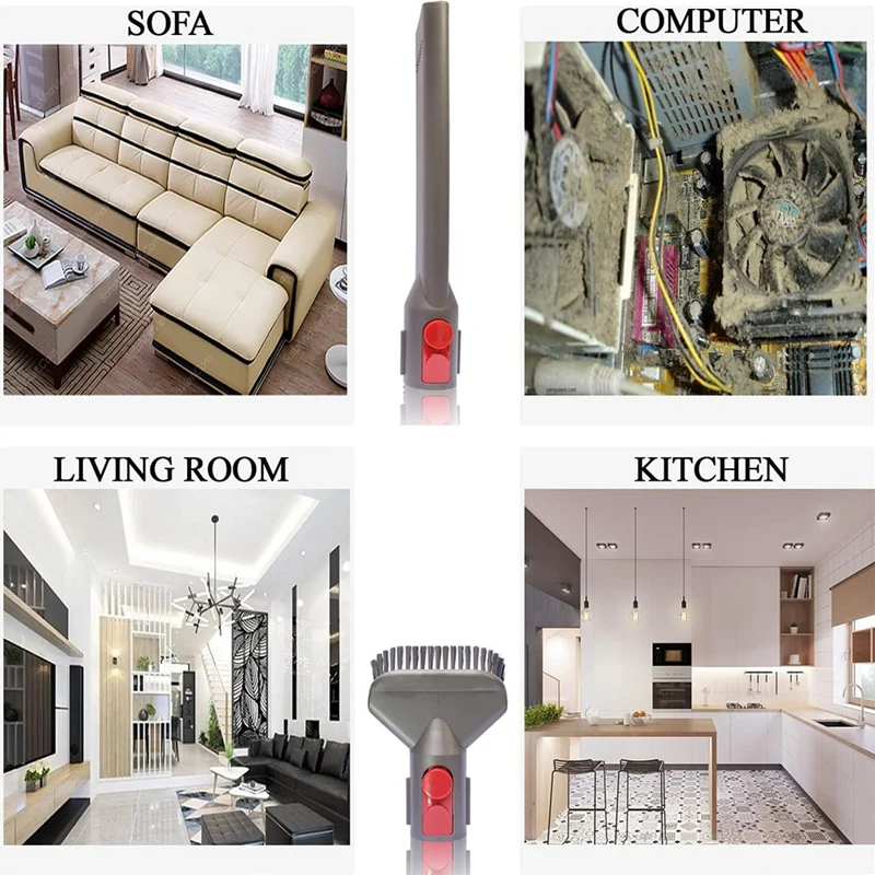 Imagem -02 - Acessórios de Substituição para Limpeza Doméstica e Automotiva Acessórios de Vácuo Compatível para Dyson v7 v8 V10 V11 V15 Gen5