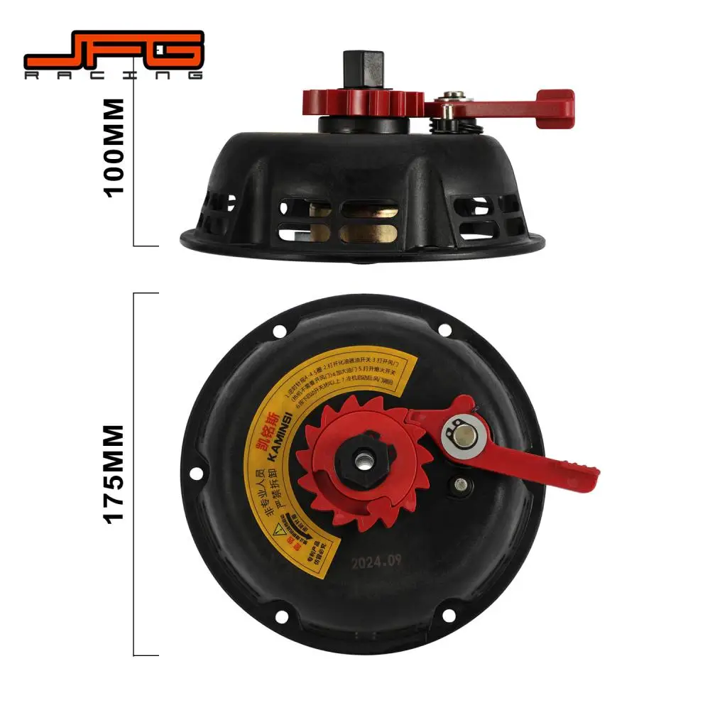 No-Pull Start Hand Rotate Cranked Engine Starter For COLEMAN B200R CT200U HONDA GX160 200 210 Start 5.5/6.5/7.0HP 168F 170F