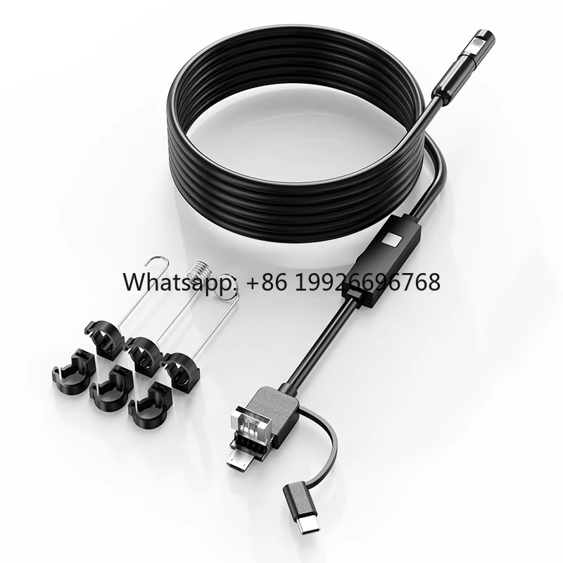 

Factory Autofocus Inskam 103A Appliances Inspection Industrial Borescope Endoscope 3 in 1 8mm Len Snake Smart Camera Inspection