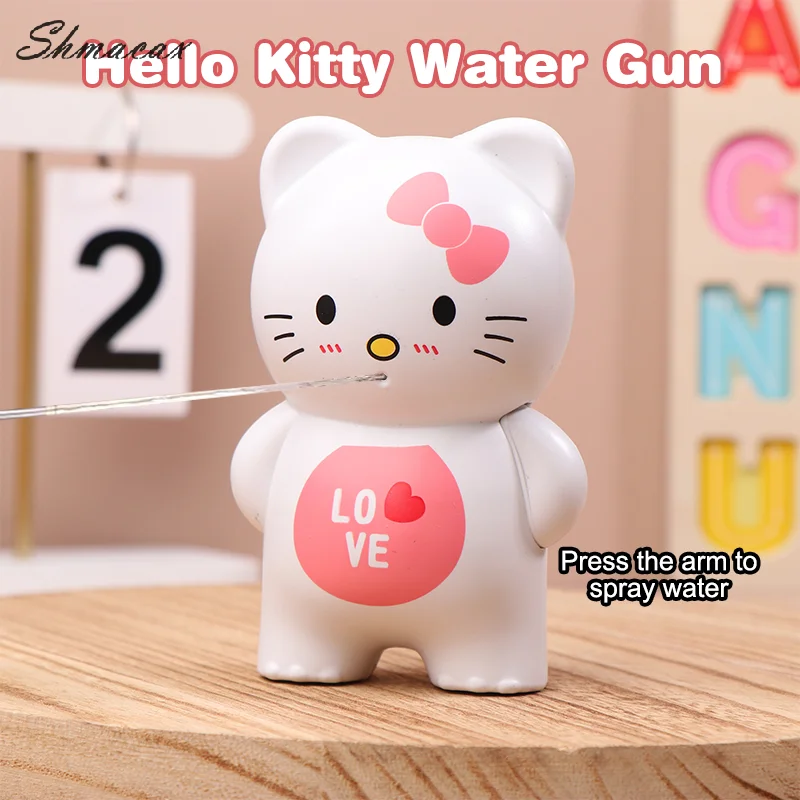 Hello Kitty Water Guns Outdoor Beach Swimming Pool Squirter Water Guns Toys Children's Water Play Game Spray Toys For Kid Gifts