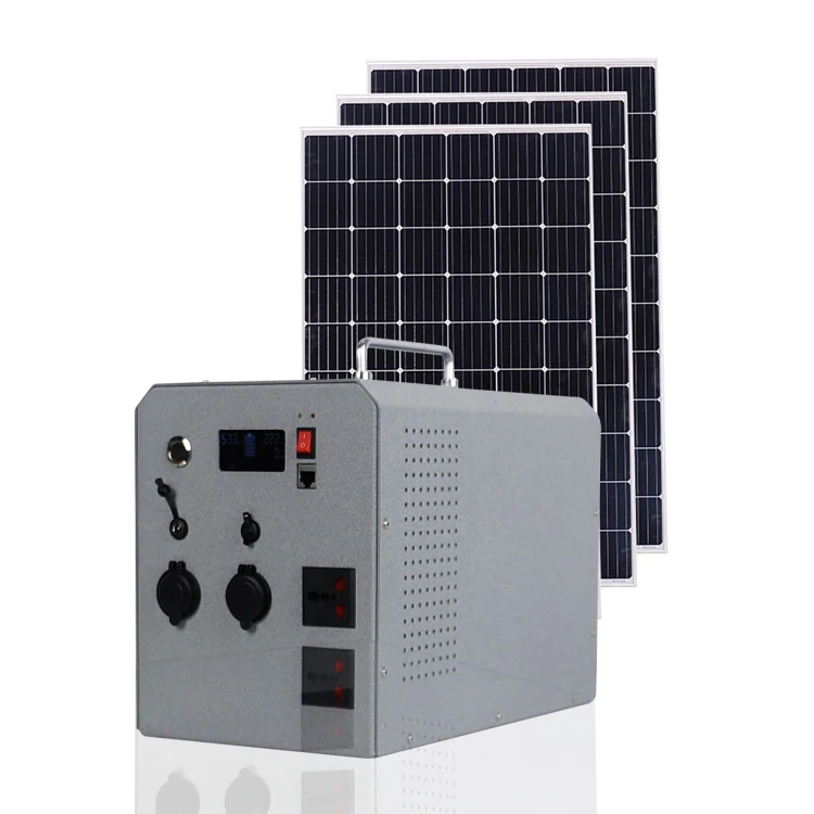 

Solar System Power Bank with 1200W 2000W Solar Panel V220 Small Portable Power Supply