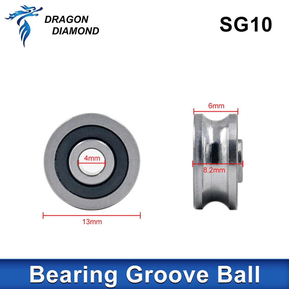 

5 pcs/lot Bearings SG10 SG15 SG20 SG25 Groove Ball Bearings for CO2 Laser Engraving Cutting Machine
