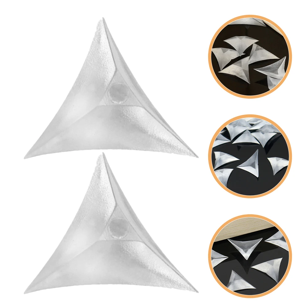 niture Hardware Accessories Transparent Triangular Dust Corners for Cabinets Drawers Sturdy Durable Easy Installation