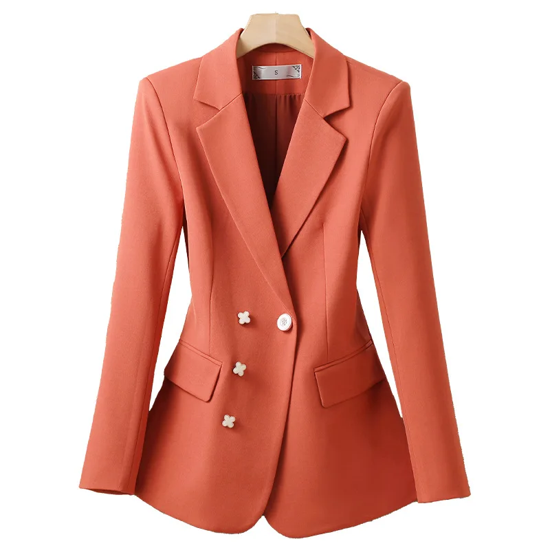 Nouveau costume de mode élégant décontracté femmes à manches longues Blazer professionnel veste formelle Workwear8883