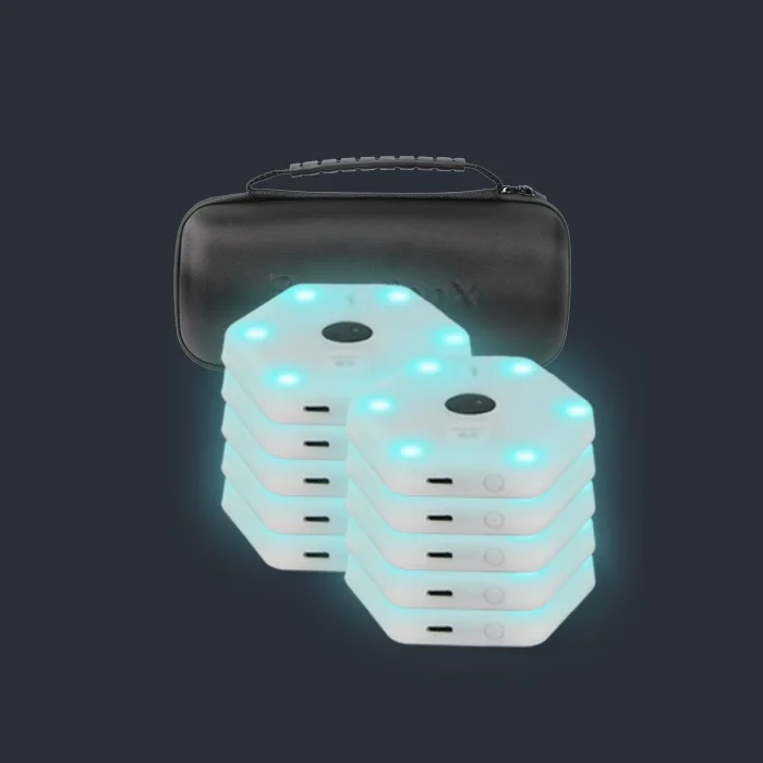 Speed Agility Reaction Light Flash Reflex Reaction Training Lamp for Basketball Football Boxing in 4-10pcs APP Sport Equipment