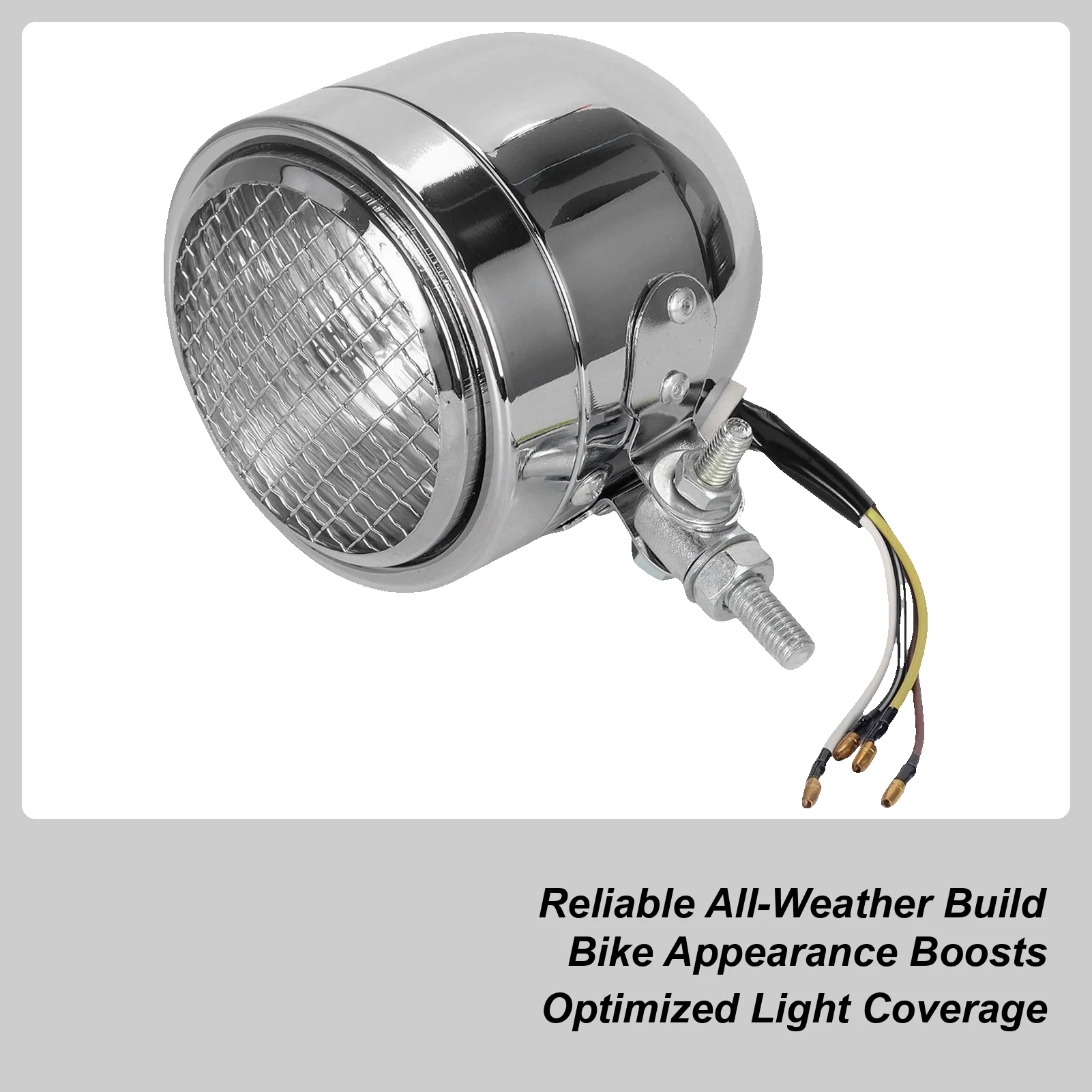 

Мотоциклетная фара в сборе, винтажная лампа высокой видимости, яркая мотоциклетная фара для езды на велосипеде, ночное вождение на открытом воздухе