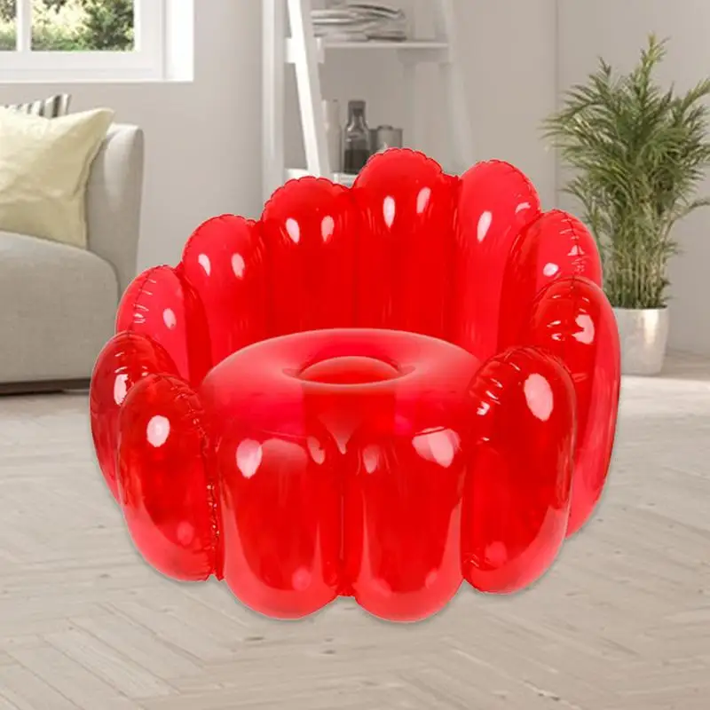 Inflatable Couch  Portable Air Sofa Bean Bag Couch Outdoor Inflatable Couch for During Games, Parties, Living, Outdoor Gathering