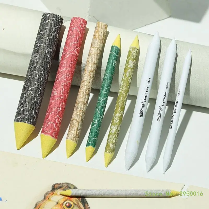 Drawing Pencils for Artists Student Sketch Drawing Tool Blending Stump and Tortillions, Paper Art Blenders, Art Pencils