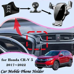 Car Mount for Honda CR-V 5 CRV 2017~2022 Air Vent Auto Mobile Phone Holder Cellphone Bracket Gravity Stand Sticker Accessories