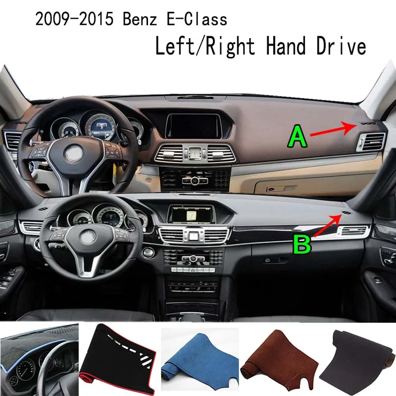 

For 2009-2015 Mercedes-Benz E-Class E200 W212 W207 Accessories Dashboard Cover Instrument Panel Dash Mat Dashmat Protective Pad