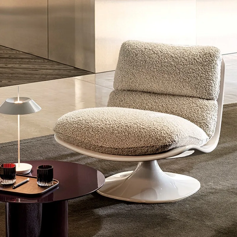 Villa large apartment high-end, Italian rotating leisure chair