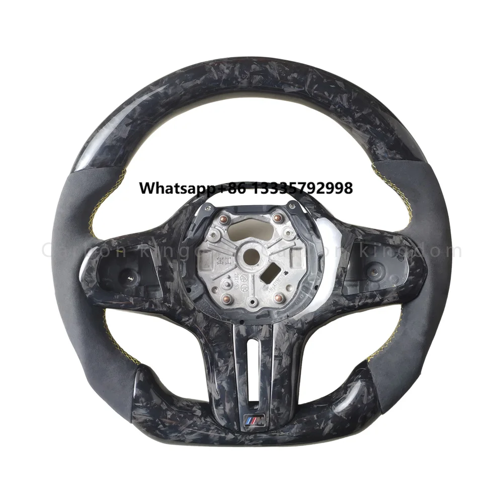 

Car Forged Carbon Fiber Steering Wheel for F90 G20 G28 G30 G38 G32 G11 G12 G01 G02 G05 G06 G07 X3 X4 X5 X6 M5 M8