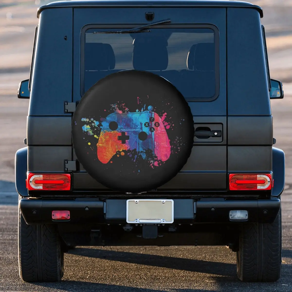 الملونة Xbox تحكم لعبة غطاء الإطارات الاحتياطية ل Jeep SUV RV 4WD مقطورة 4x4 عجلة حامي يغطي 14 "15" 16 "17" بوصة