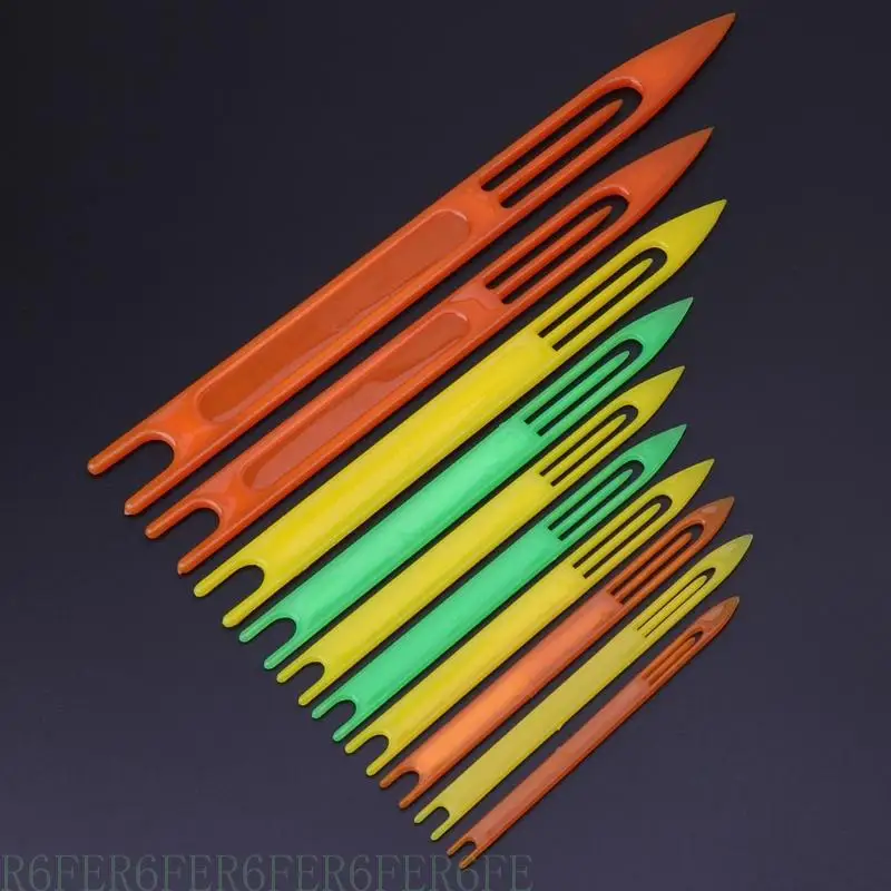 

652F 10Pcs Fishing Net Needle Repair Net Line Tool Shuttles Mending Weaving Repair Netting Needle Fishing Net Accessories