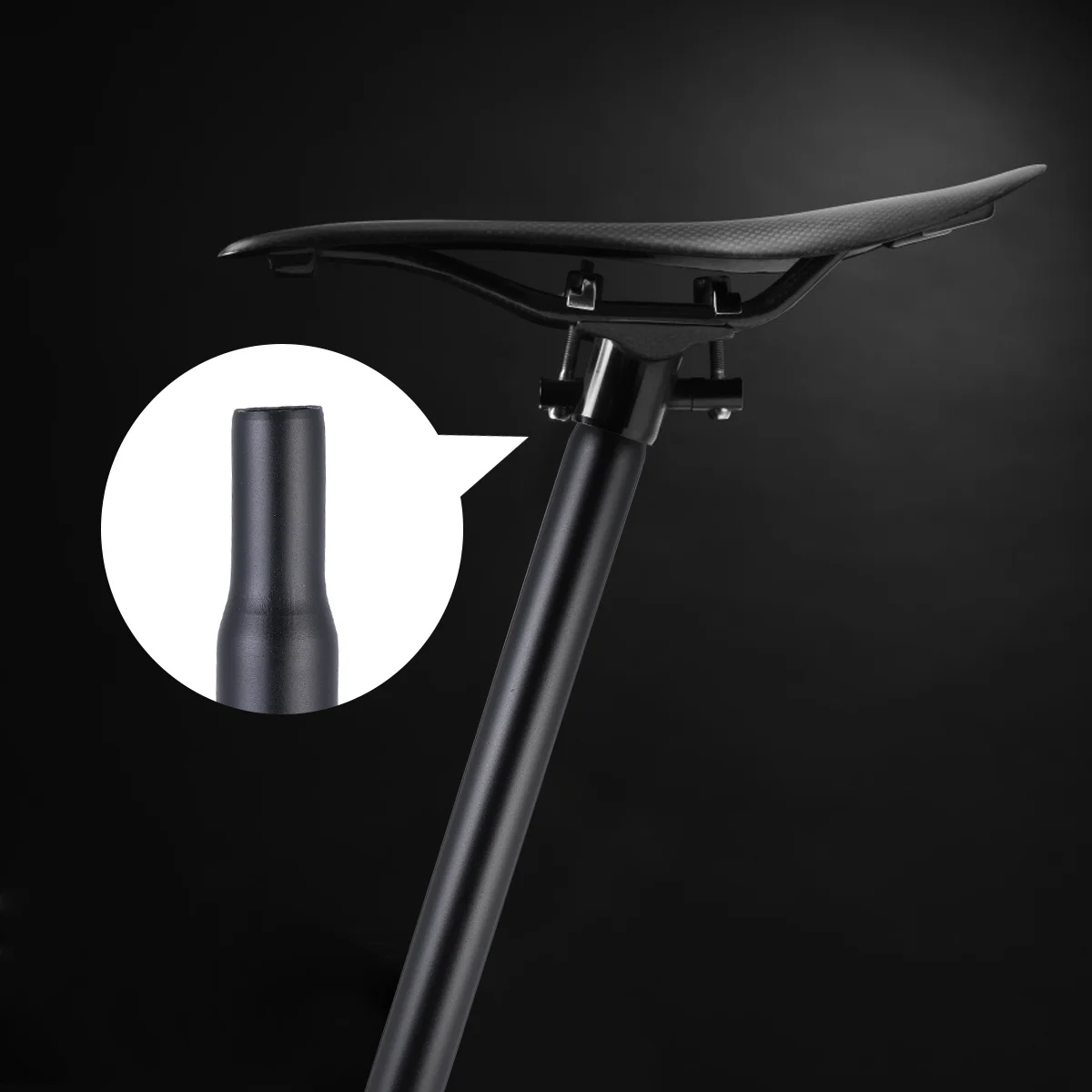 Bike Seat Post Durable Aluminium Alloy Seatpost Easy to Use Install Convenient for Most Bikes Thickened Wall Nice Touch Feeling