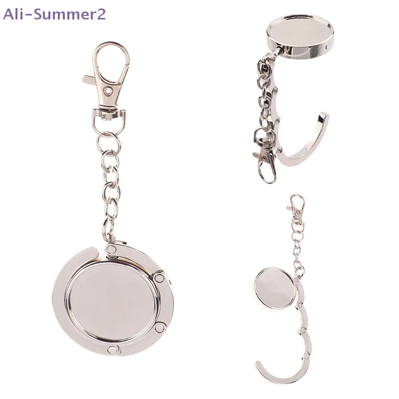 {Summer2} {Summer2} Fashion Portable Metal Folding Bag Hooks Multi-purpose Non-slip Table Hooks Unique Parts Handbag Hooks