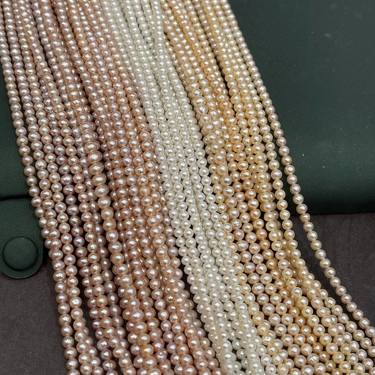 Kartoffelperle Natürliche Süßwasserperle 4-5mm für Schmuckherstellung DIY Halskette Armband Ketten Ohrringe Zubehör – Detail 6
