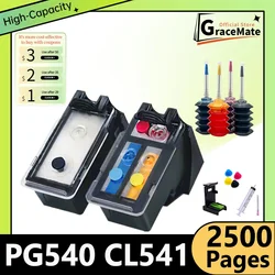 PG540 CL541 Refill Ink Cartridge Pg540 Cl541 Compatible for Canon Pixma MG2150 MG2250 MG3150 MG3650 MG4150 MG4200 MG4250 TS5151