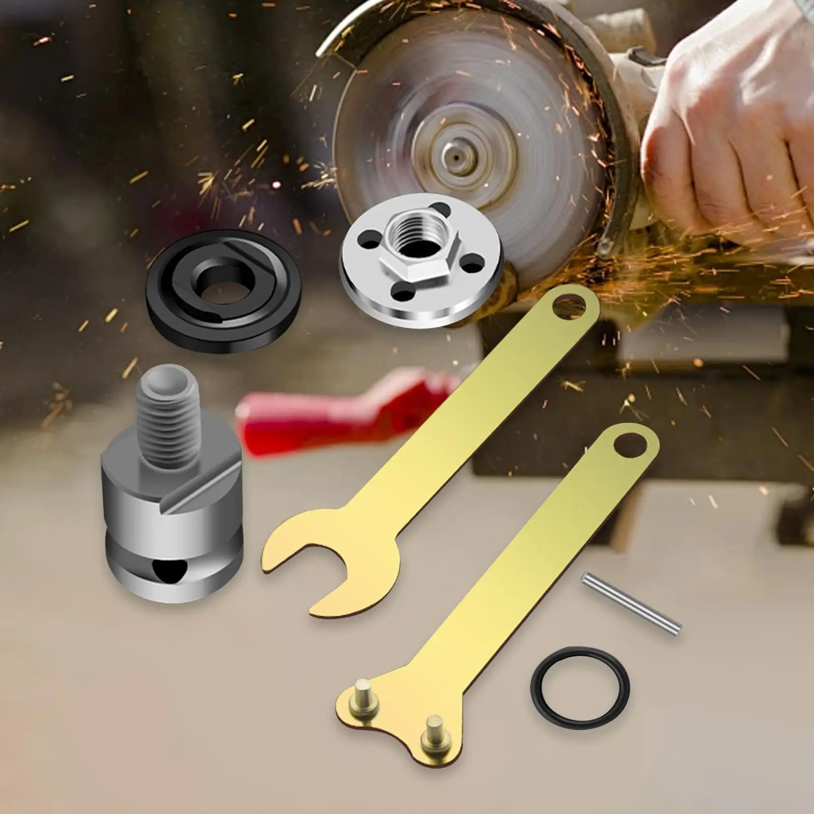 Резьбовой адаптер для угловой шлифовальной машины, многофункциональные запасные части из полировальной стали