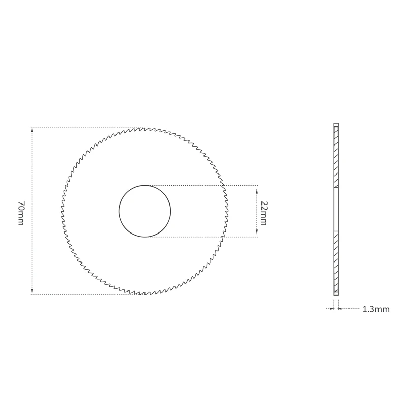 Wenxing 100A 100B Dolphin XP008 0022C.C Cutter 70x1.3x22 for Key Duplicating Machine Locksmith Tools