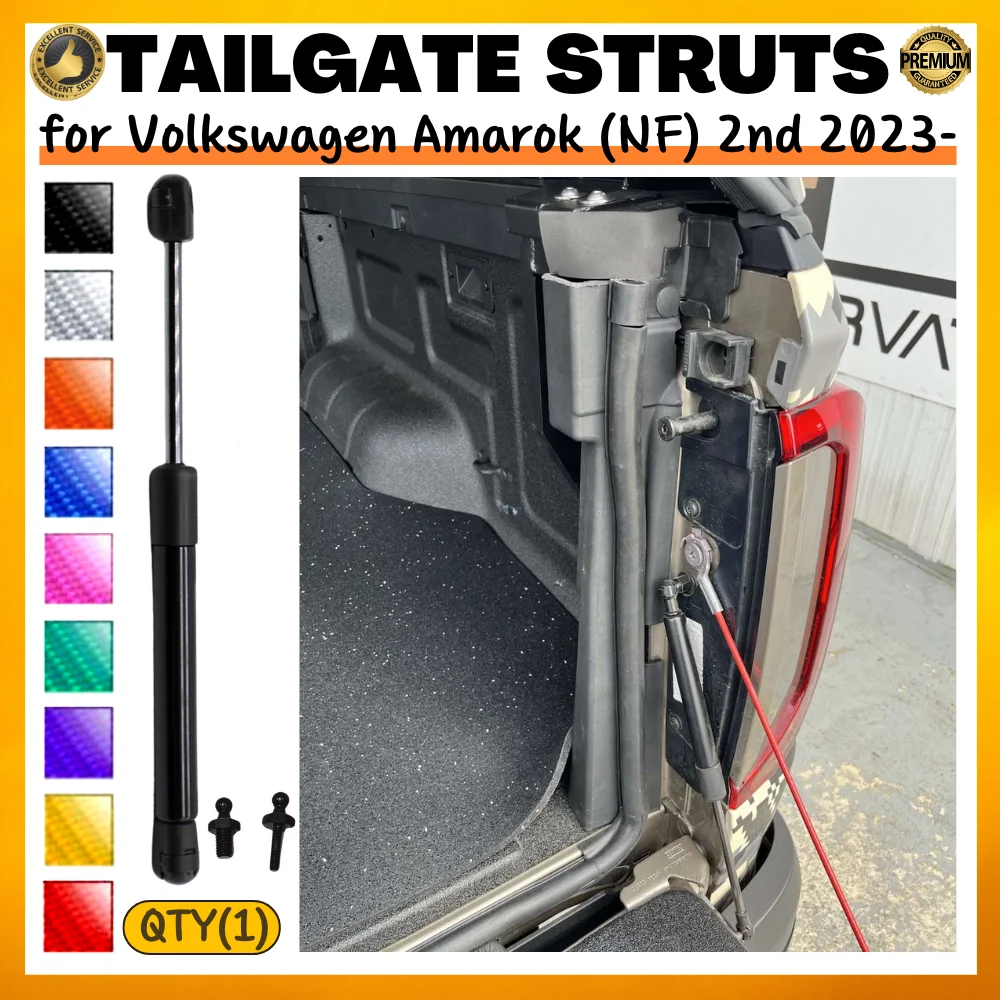 

Qty(1) Pickup Tailgate Assist для Volkswagen Amarok (NF) 2-го поколения 2023 года, поддержка подъема, газовая пружина, демпфер, амортизатор
