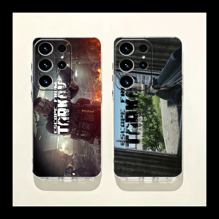 Escape From Tarkov Phone Case for Samsung Galaxy S26 Edge S25 S24 FE S23 Plus S22 Ultra S20FE Cover Camera Protection
