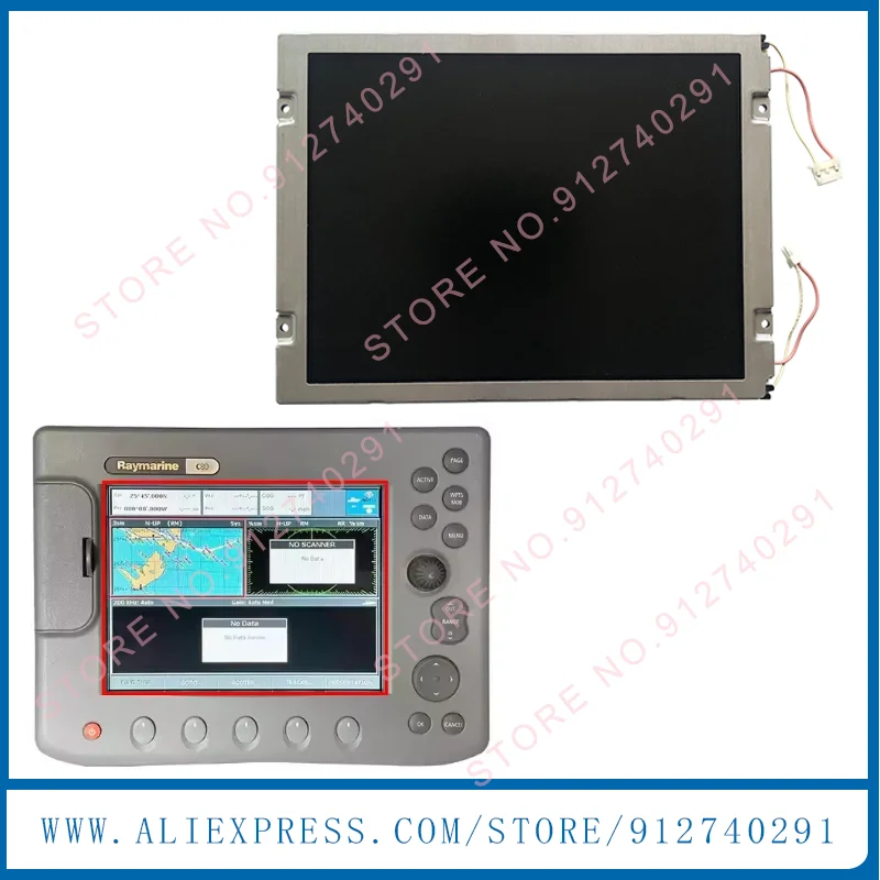 

Оригинальный ЖК-экран для Raymarine C80 Chartplottrr GPS Fishfender, замена ЖК-дисплея для Raymarine C80
