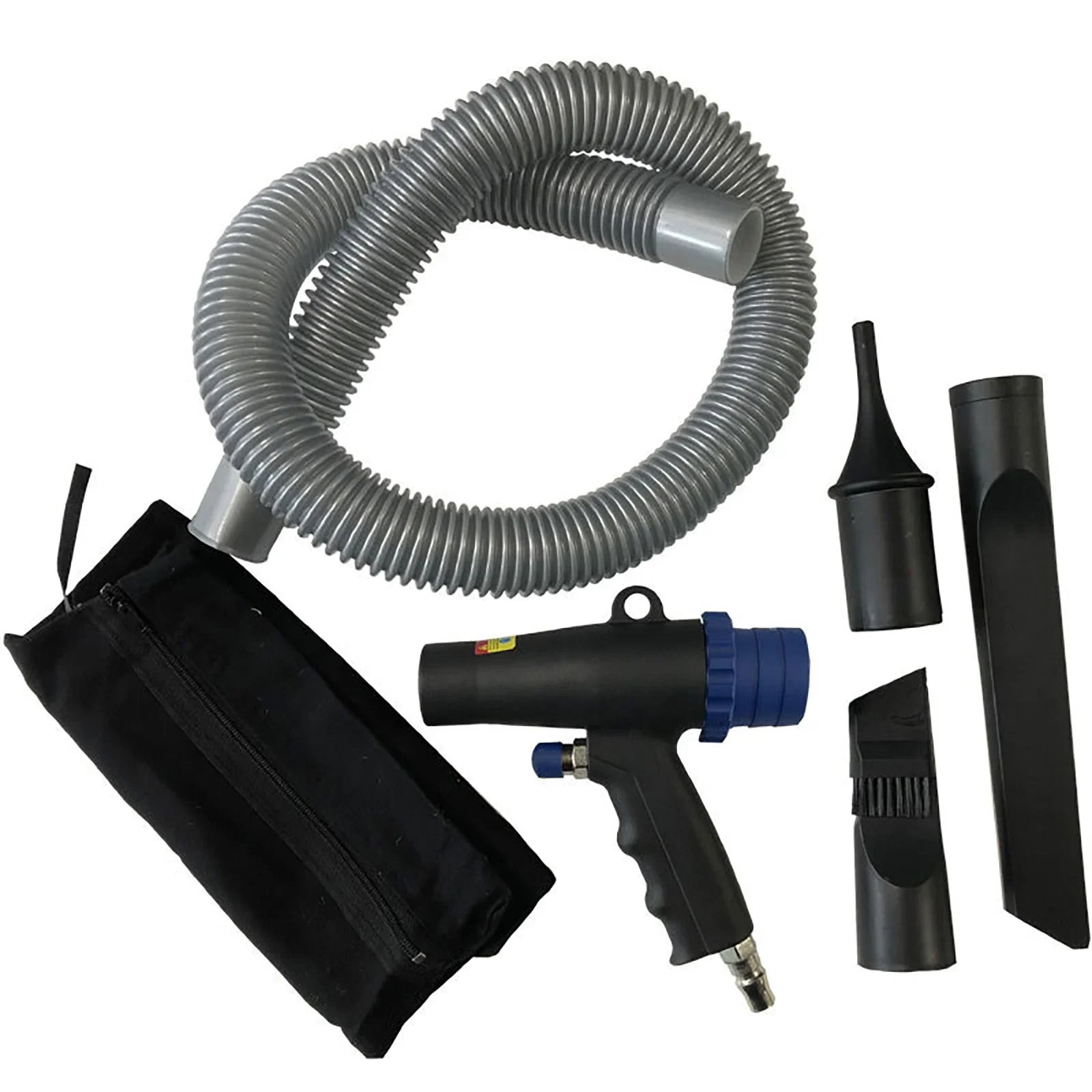 2 In 1 Air Duster Compressor Pneumatic Vacuum Cleaner Cleaning Tool Kit Blowing And Vacuuming Dual Purpose For Debris Dust