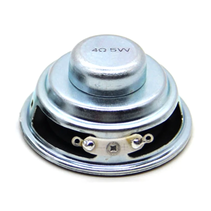 Metal 5W 4Ohm Internal Speaker Versatile 52mm 4ohm 5W Speaker Full Frequency Sound for DIY Home Projects