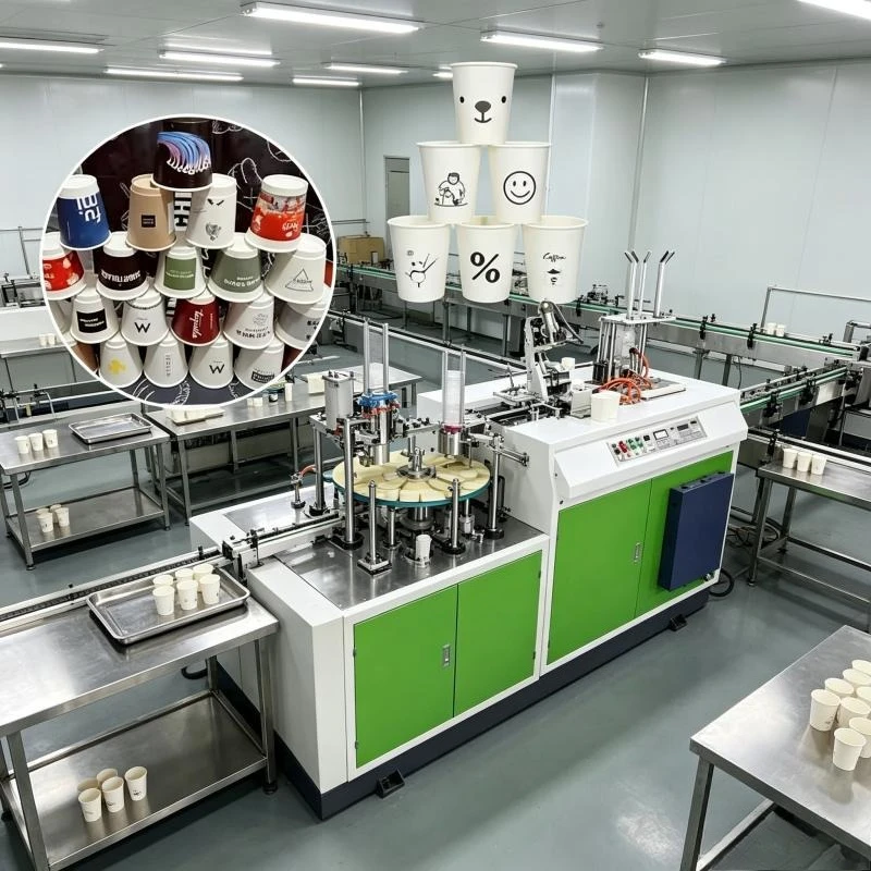 Eco Friendly Biodegradable Paper Cup Making Machine Disposable Coffee Cup Forming Machine High Speed Production Line