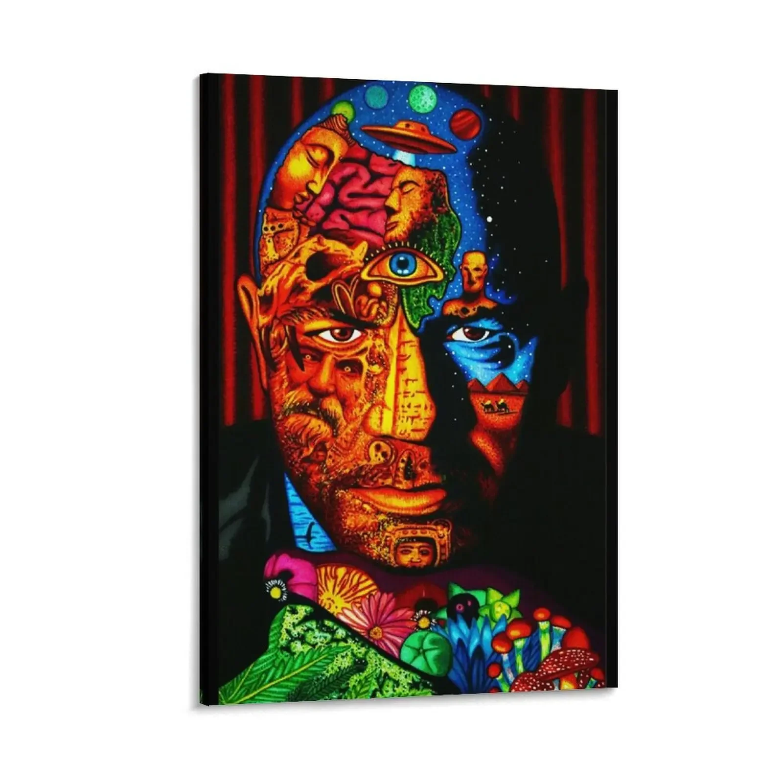 Joe Rogan Reaching Out from The Kali Yuga Slim Fit Design Canvas Painting anime decoration Posters on the wall