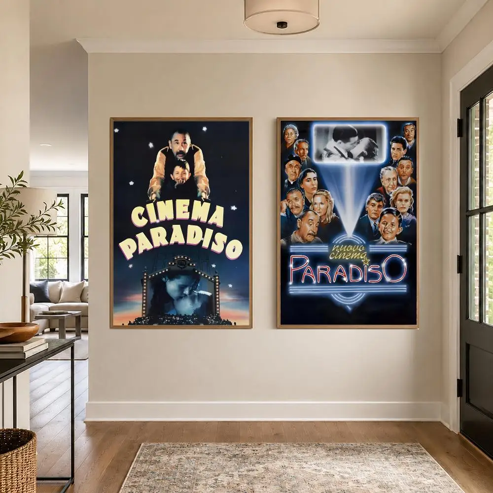 Classic C-Cinema Paradiso Poster Graphic Wall Art Poster HD Waterproof PP Paper Print for Bedroom Living Room Office Decor Gift