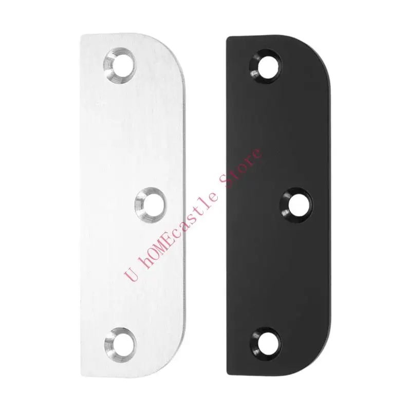 63HF Heavy Type Stainless Steel Hinges Shims Door Lock Wooden Accessories Strikes Plate For Home Renovation