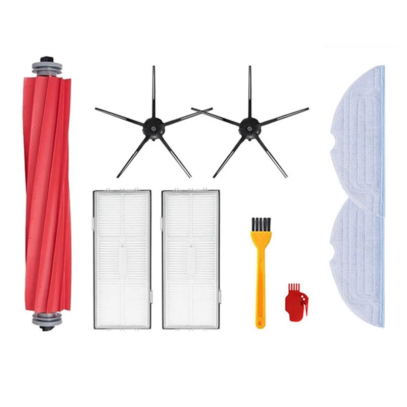 الجانب الرئيسي فرشاة تصفية ممسحة القماش ل Xiaomi Roborock S7 Max S70 T7S Plus مجموعة ملحقات المكنسة الكهربائية الروبوتية