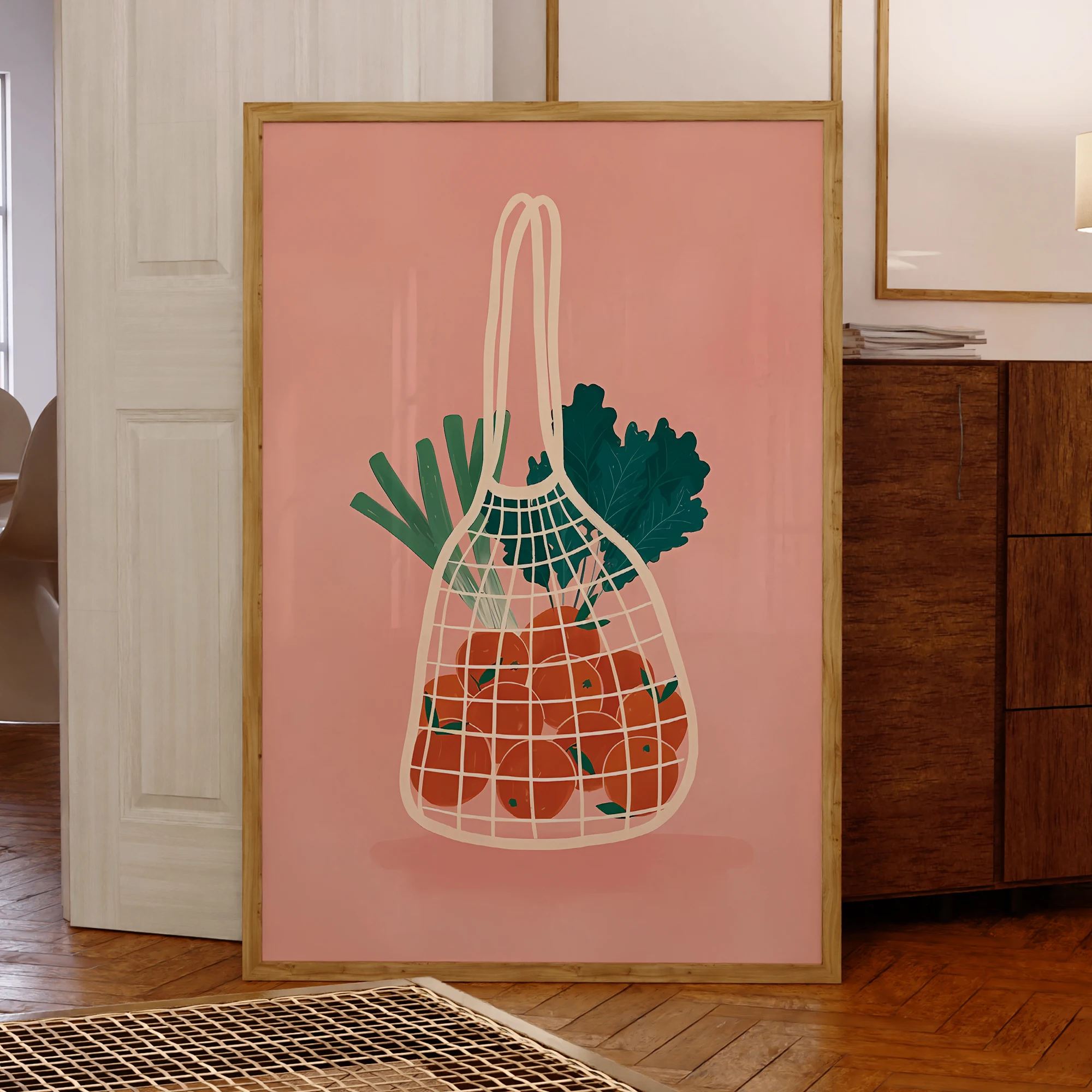 Moderne Obst und Gemüse Wandkunst Druckgrafik Leinwand Malerei Poster Bild Wohnzimmer Schlafzimmer wasserdichte Dekoration