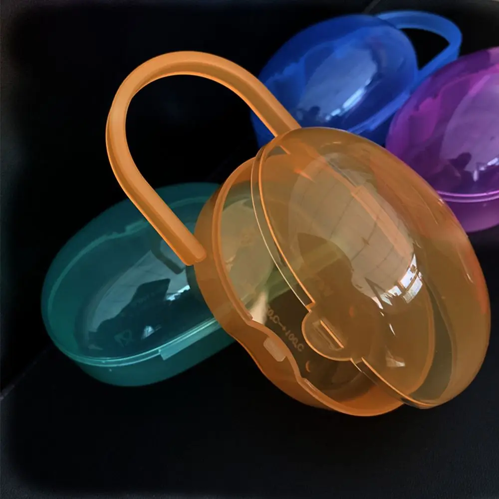 Mouth Portable Travel Storage Hanging Mother &  Oval Shape Nipple Storage Pacifier Case Pacifier Box Nipple Box Storage Box